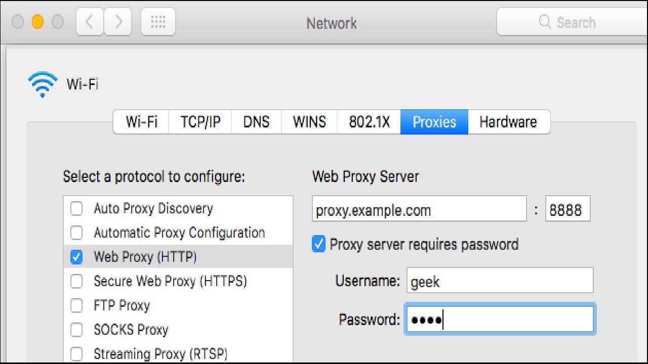 Mac App Proxy Server